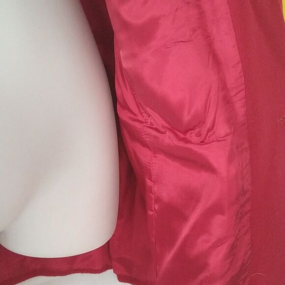 Vintage Blood Red Blazer - Picture 7 of 9